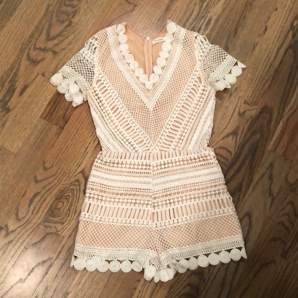 Cute White Romper - Picture 1 of 5